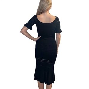 Black designer dress size 4